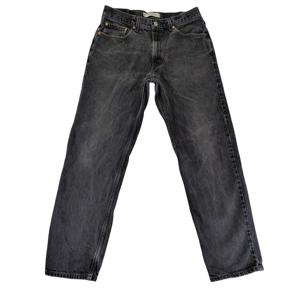 Levis 550 Relaxed Fit Tapered Leg‎ Jeans Mens 33x32 Faded Black Denim 005500260